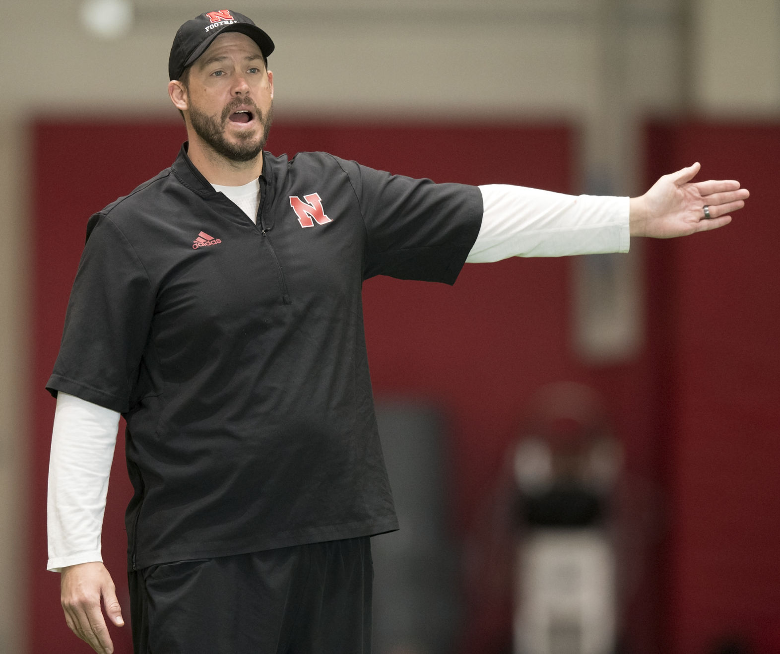 Nebraska football practice, 8/14